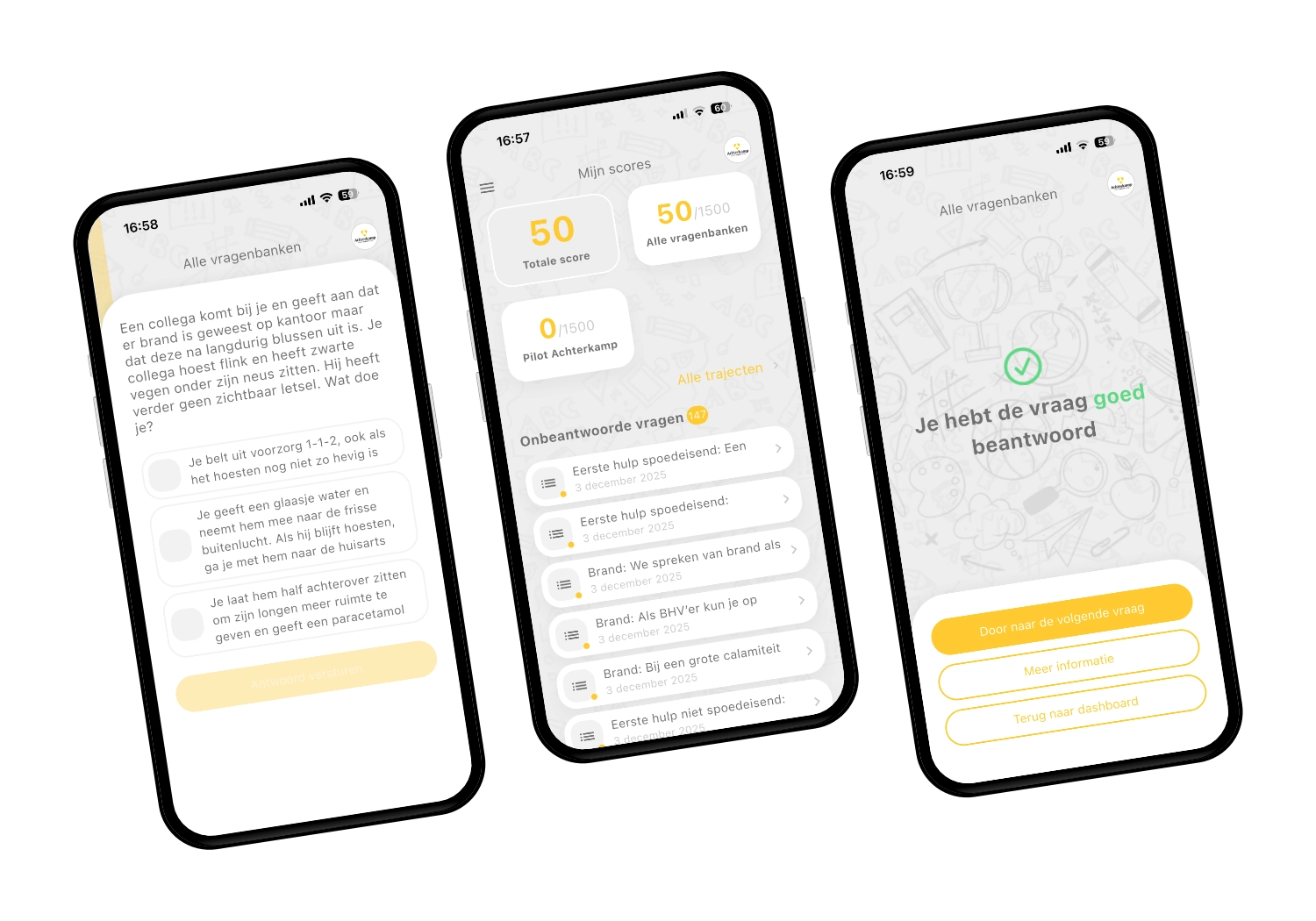 De KennisCollect App op een telefoon